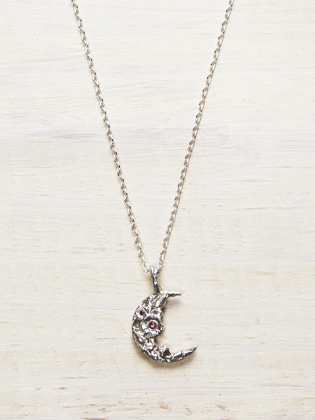Ruby Moon Garden Necklace - LUNESSA