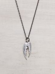Angel Wing Charms 57mm Antiqued Silver Plated Pendants C8117 - 2, 5 Or Angel Wing Charms 57mm Antiqued Silver Plated Pendants C8117 - 2, 5 Or