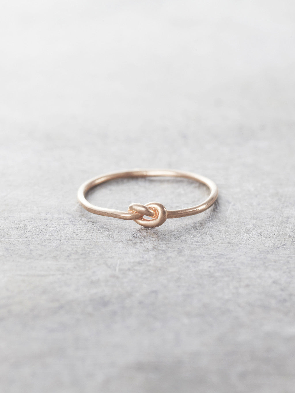 Knot promise ring gold Clearance