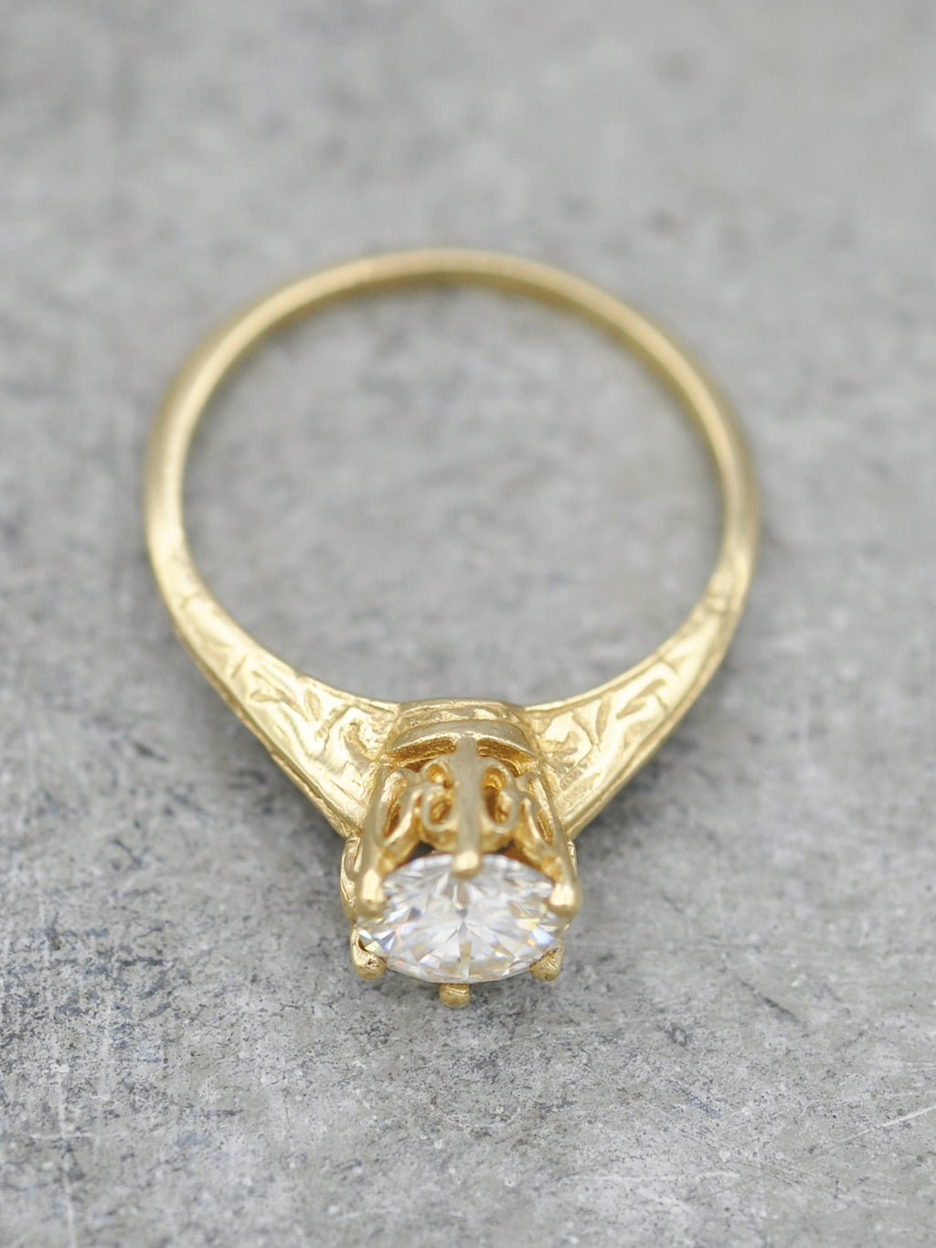 14K Yellow Gold Diamond Engagement Ring Enhancer Women's Tiara Wrap 1/2 Ct.  - JFL Diamonds & Timepieces