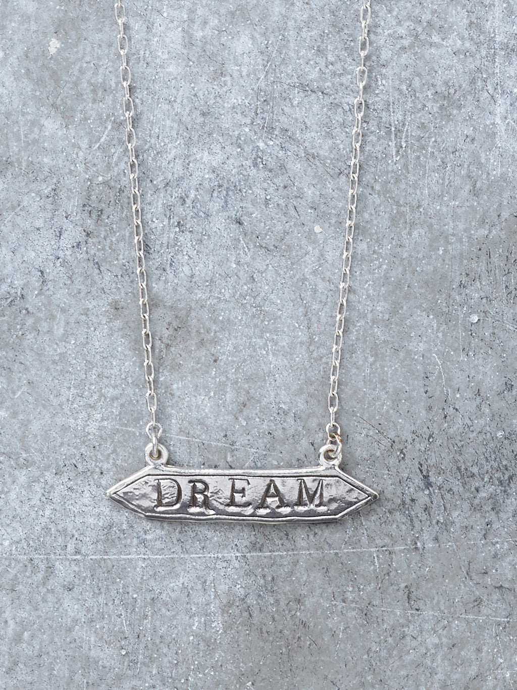 Sterling Dream Bar Necklace