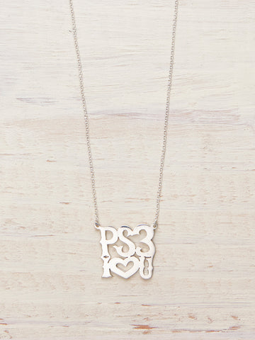 PS3 I Love You Necklace - LUNESSA